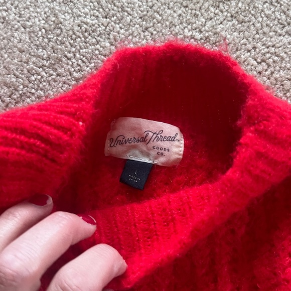 Target Red High Neck Sweater size L - Picture 4 of 8